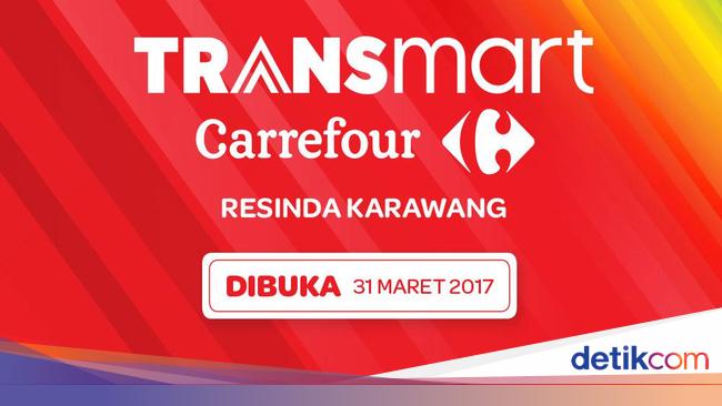 Transmart Carrefour Resinda Karawang Dibuka Besok