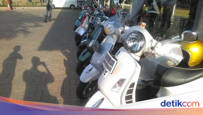 Dua Vespa Anyar Pikat Kalangan Anak Muda