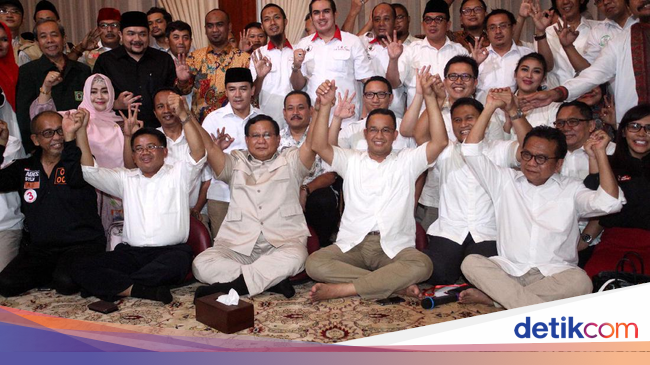 Anies-Sandi Beranjak dari Rumah Prabowo ke Kantor DPP Gerindra
