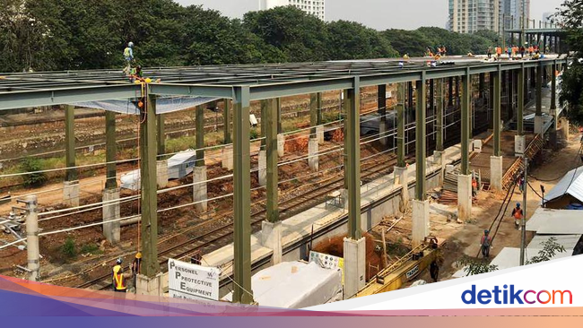 Kondisi Terkini Pembangunan Stasiun Sudirman Baru