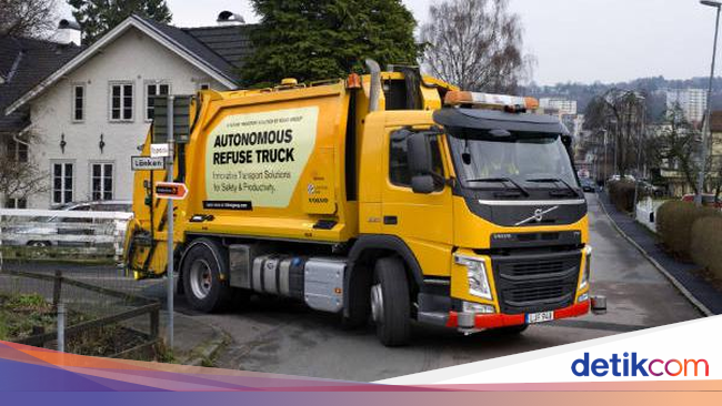 Truk Sampah Ini Dibekali Teknologi Otonom