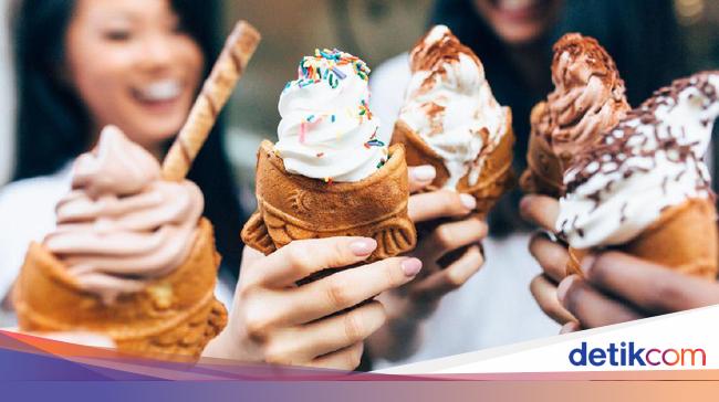 Ini Es Krim Unicorn Dalam Cone Ikan Sedang Tren Di Instagram