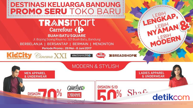 jakarta toko lowongan Transmart Batu di Buah Masih Ada Carrefour Promo