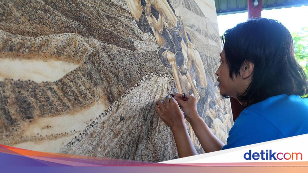 Keren! Intip Lukisan Rokok dan Obat Nyamuk ala Wawan Geni