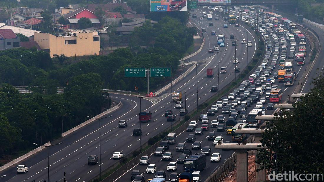 Begini Skema Urai Kemacetan Arus Balik Tol Cikampek Arah Jakarta