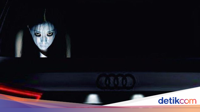 Hiyy, Ada Hantu Takut-takuti Pengendara yang Pakai Lampu Jauh