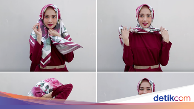 Jilbab Segi Empat Model Terbaru 2019