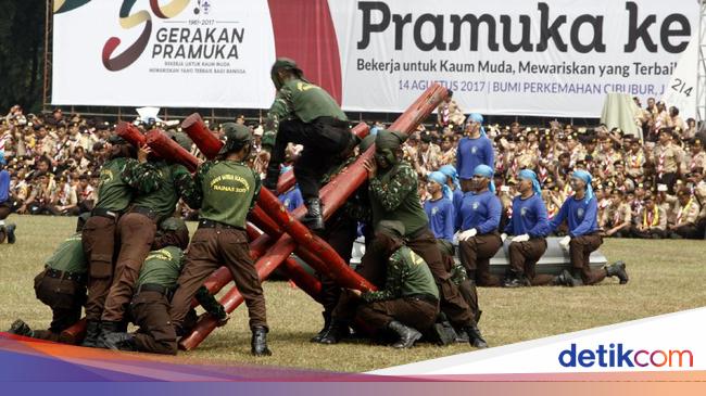 Melihat Gelar Atraksi Pramuka di Raimuna Nasional IX