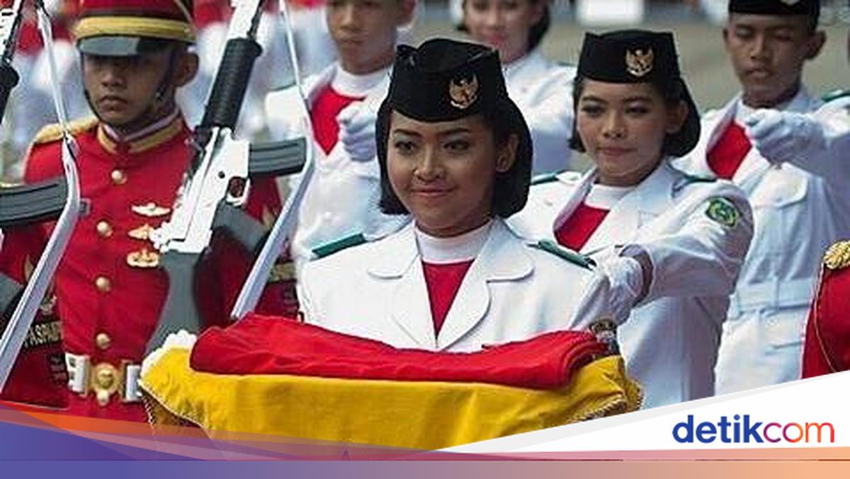 5 Fakta Fariza Putri Salsabila, Pembawa Baki Bendera Pusaka