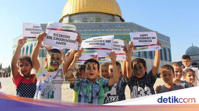 Doa Anak-anak Palestina di Hari Kemerdekaan Indonesia Ke-72