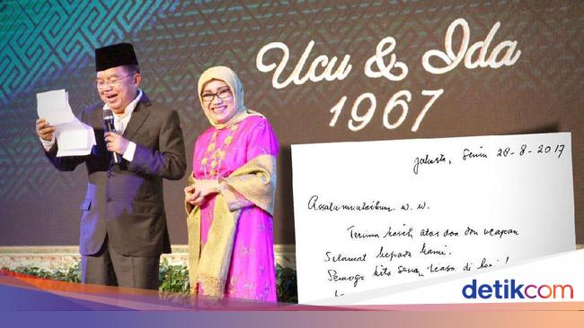 Coretan Tangan Istri Jk Di Hari Jadi Pernikahan Ke 50 Coretan Tangan Istri Jk Di Hari Jadi Pernikahan Ke 50