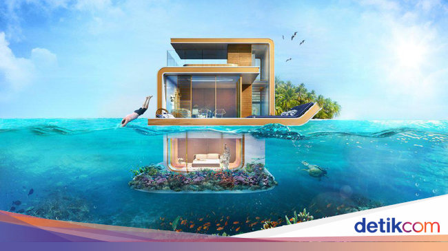 Foto Dijual Rumah Bawah Laut Dubai Rp 150 Miliar