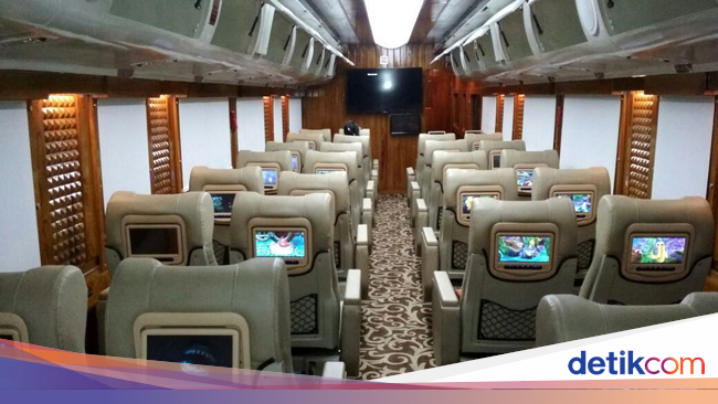 Foto: Mewahnya Gerbong Kereta Pariwisata Jakarta-Surabaya