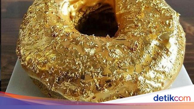 Sentuhan Emas pada Makanan yang Lagi Tren Sudah Dilakukan 