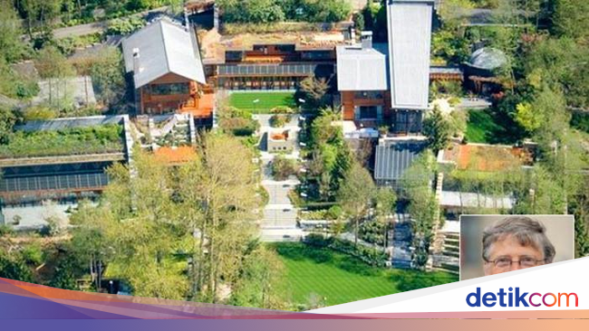 Terkagum Kemewahan Rumah Rp 1,6 Triliun Milik Bill Gates