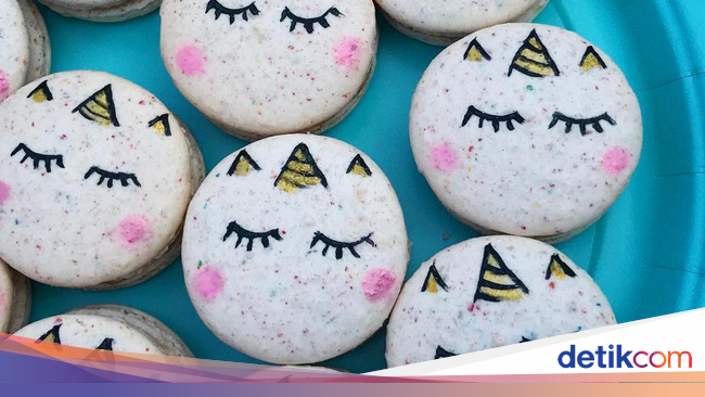 Cantiknya Macaron Unicorn, Mini Burger dan Emoji Buatan 