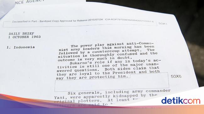 Aneh Cia Punya Data Beda Soal Tanggal Penangkapan Aidit