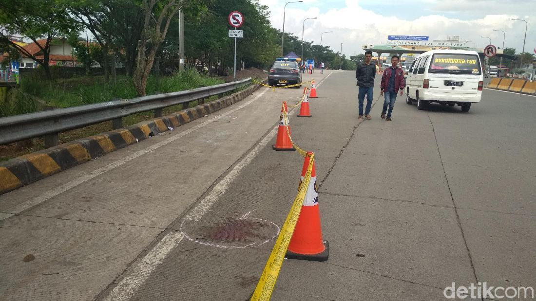 Lokasi Warga Bandung Tewas Ditembak, Darah Berceceran Di Jalan