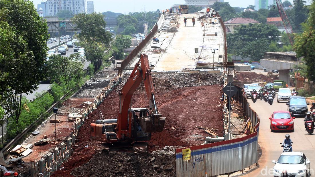 Pembangunan Flyover Simpang Susun Antasari Dikebut