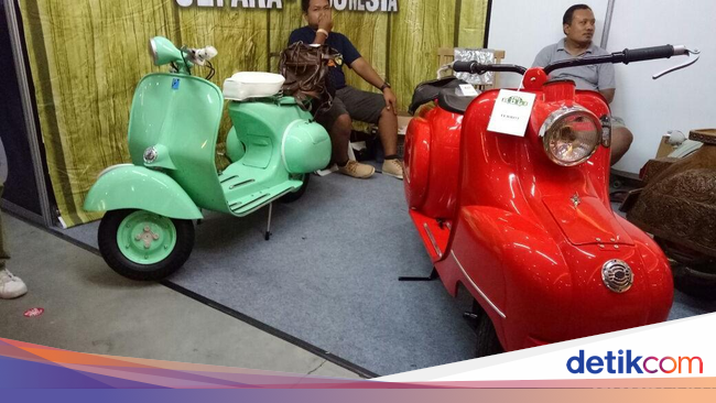 Skuter Jadul dari Mesin Skutik Jepang