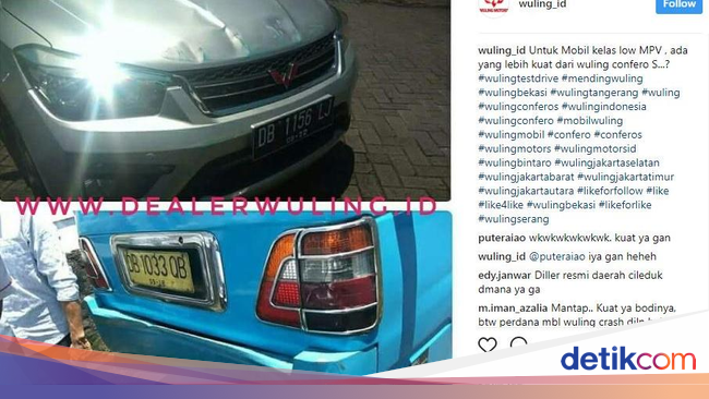 Tak Penyok Saat Sundul Angkot, Mobil Wuling Confero Kuat?