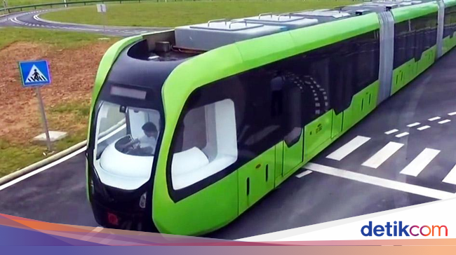 Kereta Ini Bergerak Tanpa Pakai Rel, Kok Bisa? Kereta Ini Bergerak Tanpa Pakai Rel, Kok Bisa?