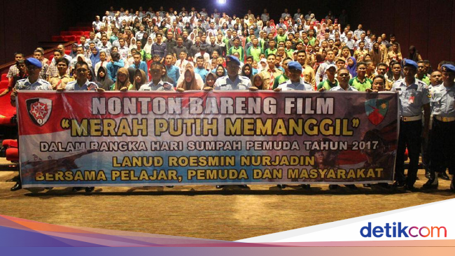 TNI AU Ajak Pemuda Nobar Film 'Merah Putih Memanggil' TNI AU Ajak Pemuda Nobar Film 'Merah Putih Memanggil'