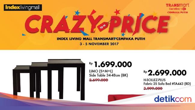 Harga Spesial Sofa Bed dan Lemari  Pakaian  di Index Living Mall