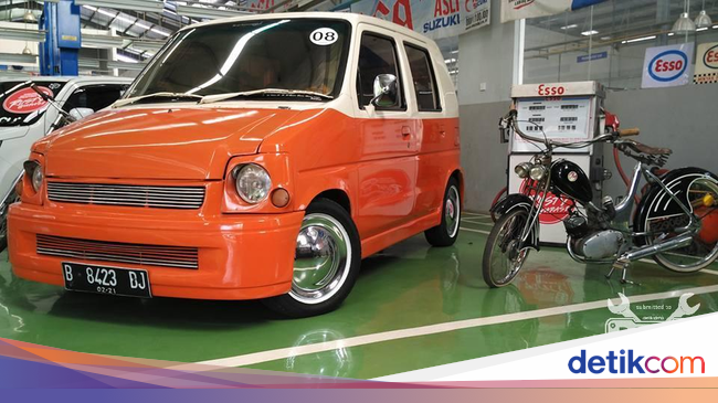 Cantiknya Suzuki  Karimun Bergaya Retro Klasik  Cantiknya Suzuki  Karimun Bergaya Retro Klasik