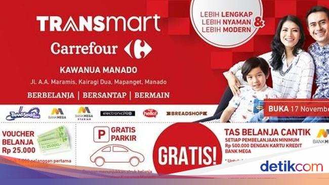 Promo 3 Hari di Transmart Carrefour Grand Kawanua Manado