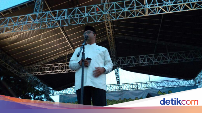 Pesan Anies di Pidato Reuni 212: Pastikan Acara Ini Damai