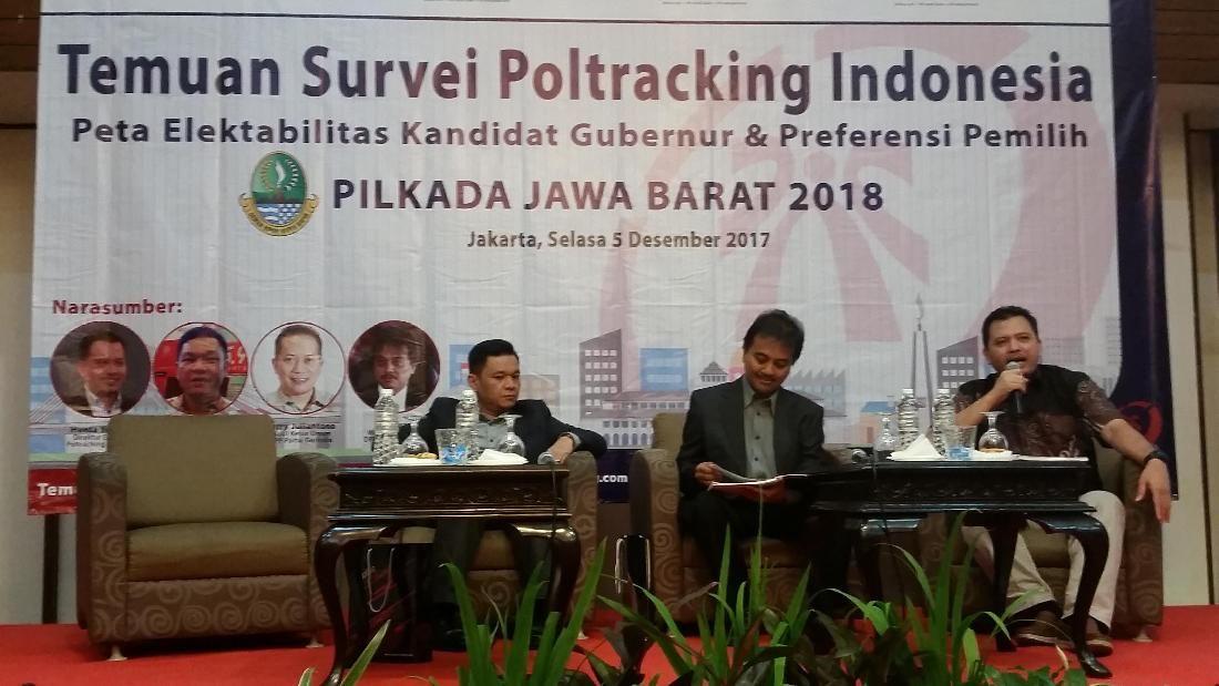 Survei Poltracking: Ridwan Kamil Masih Ungguli Deddy Mizwar