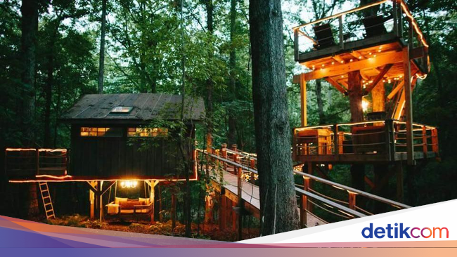 Sweet Rumah Pohon Romantis dengan Gaya Mewah di Amerika Sweet Rumah Pohon Romantis dengan Gaya Mewah di Amerika