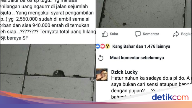 Viral Sopir Ojek Online Selamatkan Uang Berhamburan di Jalan