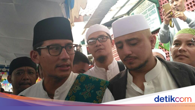 Sandiaga Ingin Makam Al Habib Husein Jadi Pusat Wisata Religi