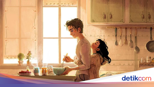 8 Ilustrasi Sederhana Ini Bikin Pasanganmu Makin Jatuh 