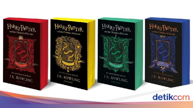  Sampul Terbaru Buku ke 2 Harry Potter Chamber of Secrets 