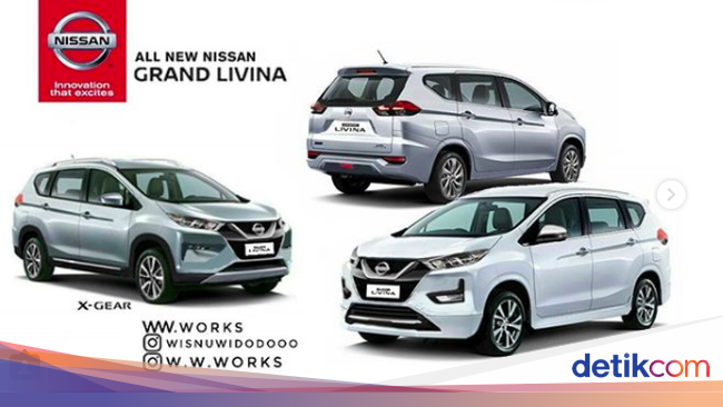 Heboh, Begini Nissan Grand Livina Jika Berbaju Mitsubishi 