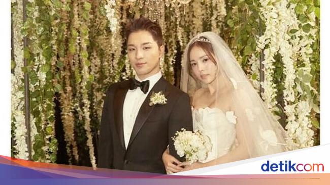  Cantik  Mewah Dekorasi  Pernikahan  Taeyang Min Hyorin 