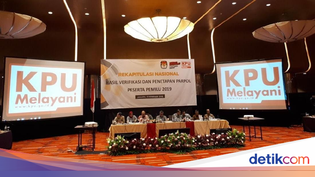 10 Parpol Lama Lolos Verifikasi Peserta Pemilu 2019