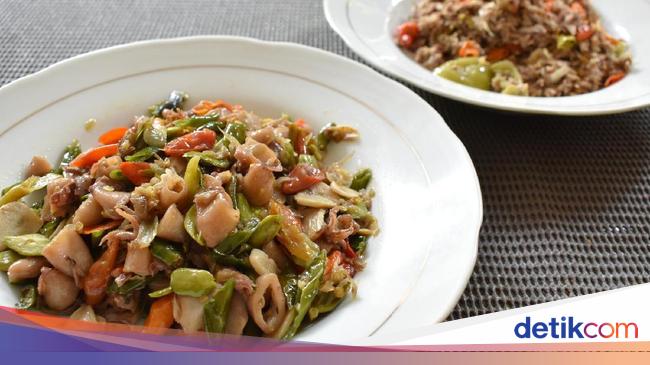 Resep  Sarwendah Pedas  Mantap Cumi Pete dan Tongkol   Resep  Sarwendah Pedas  Mantap Cumi Pete dan Tongkol