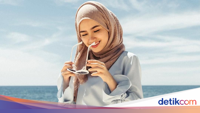 Ootd Hijab Syari  Ke Pantai  Tutorial Hijab Terbaru