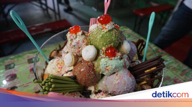 Ini Dia Es Krim Amazon Yang Viral Berukuran Jumbo Dengan 28 Skop Es Krim