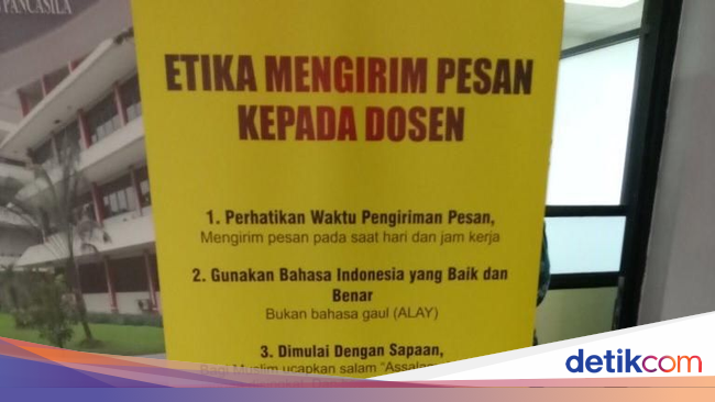  Kata  Mahasiswa  dan Dosen UP soal Etika Kirim Pesan