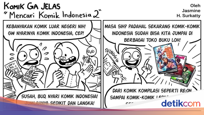 Ngehits, Komik 'Ga Jelas' Bisa Dibaca Semua Umur