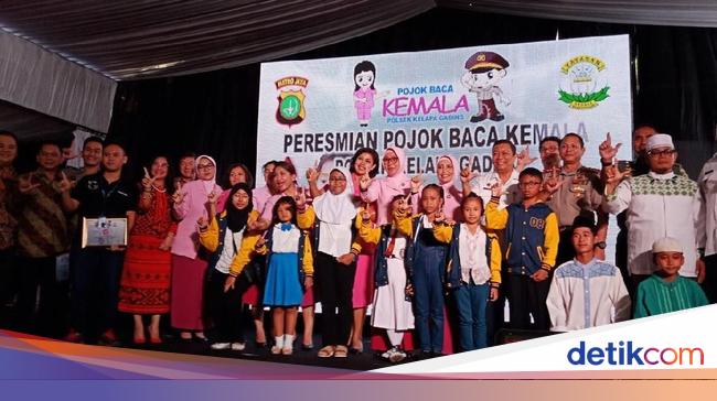 Polsek Kelapa Gading Kini Punya Taman Bacaan Dilengkapi Internet