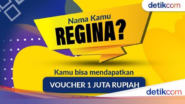 Voucher Rp 1 Juta Ini Menantimu Regina