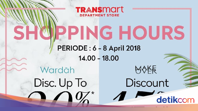 Yuk, Serbu Diskon Kosmetik di Transmart Carrefour!