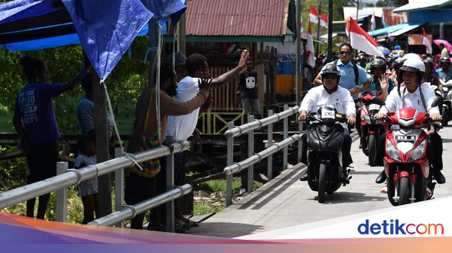  Motor  Listrik  yang Dipakai Jokowi Cuma Ada di  Papua  Ini 