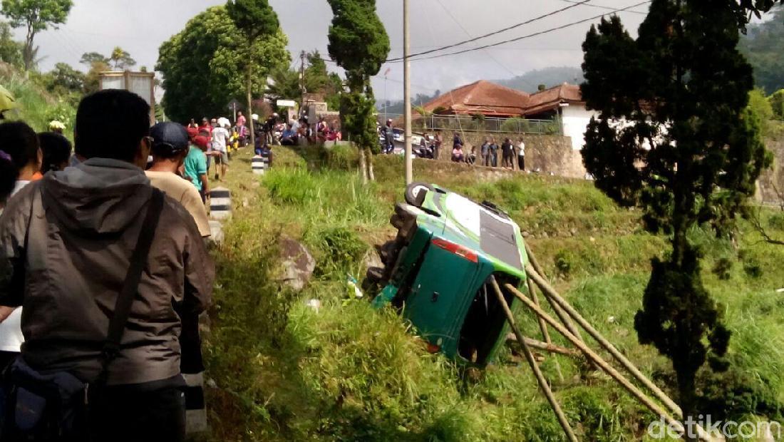 Ini Kronologi Bus Rombongan Muslimat Masuk Jurang Tewaskan 3 Orang